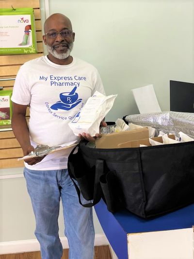 My express discount bag